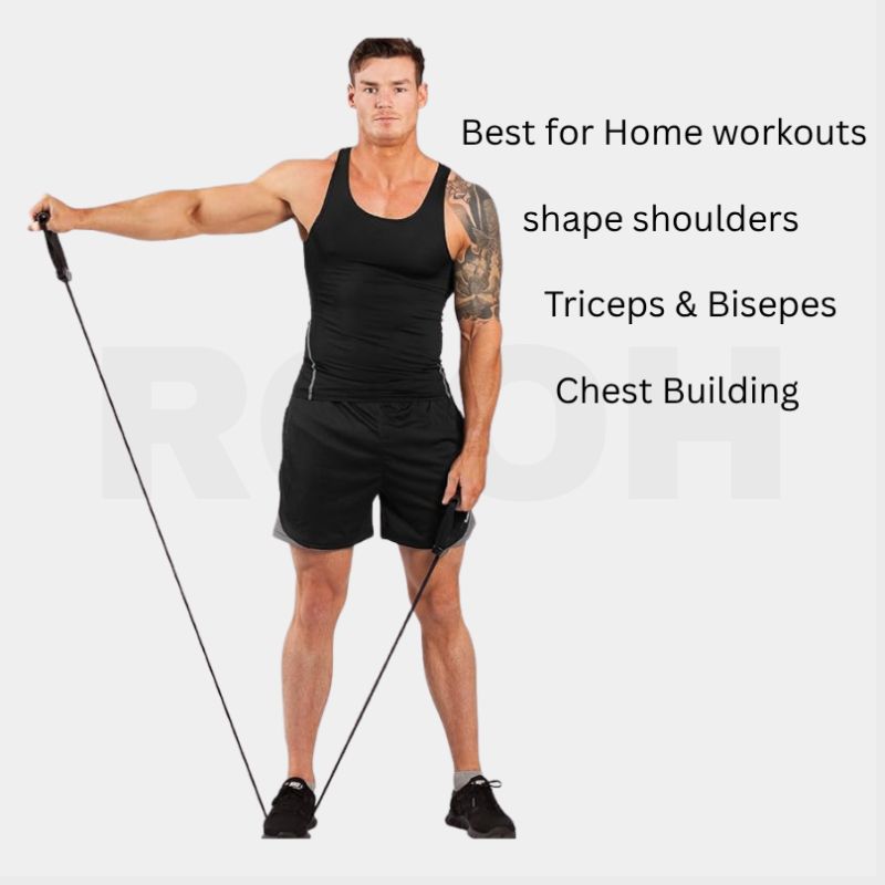 Power Resistance Band for Home Workout – Durable Exercise Band for Strength Training, Full Body Fitness & Portable Gym Use