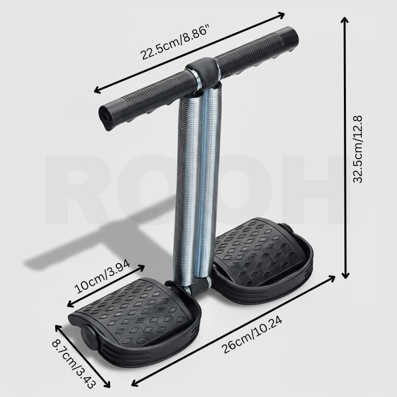 Single Spring Pull Reducer | Tummy Trimmer & Resistance Band for Belly Fat, Abs & Full Body Workout – Portable Slimming Exercise Rope for Home & Gym