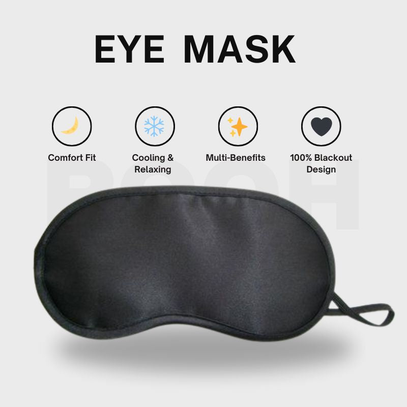 Beauty Sleeping Eye Masks | Silk, 3D, Luxury & Korean Cute Eye Masks for Dark Circles, Puffy Eyes | Pack of 3