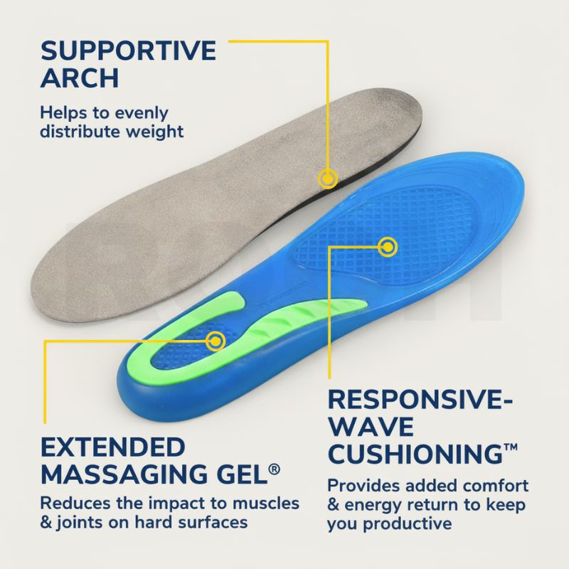 Gel Heel Insoles & Shoe Lifts
