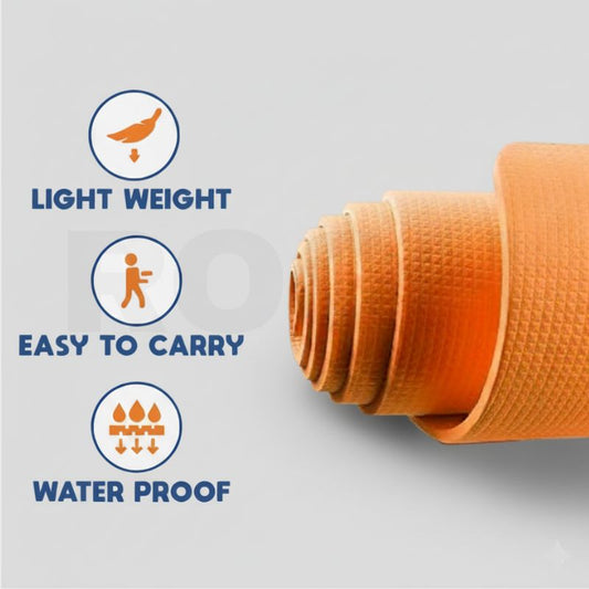 Premium Eco-Friendly Non-Slip Yoga & Exercise Mat – Extra Thick, Durable, Lightweight & Portable for Home, Gym, Pilates & Travel