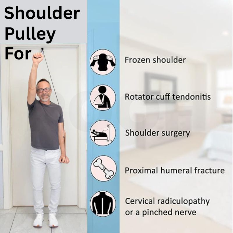 Lever Pool Shoulder Pulley | Over Door Shoulder Exercise & Rehab Pulley | Frozen Shoulder Physio Machine