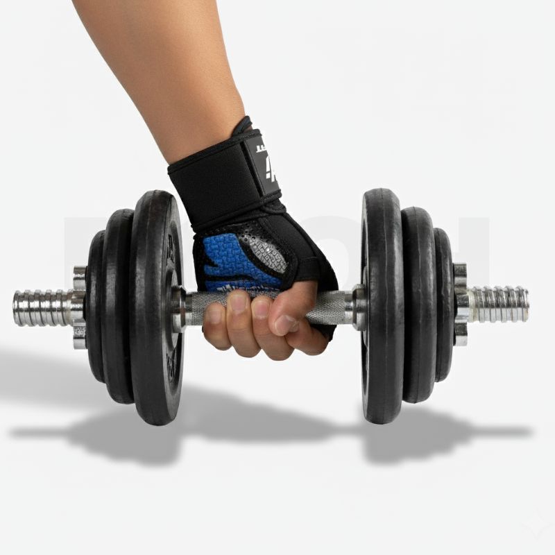 Anti-Slip & Wrist Support Grip Gym Gloves